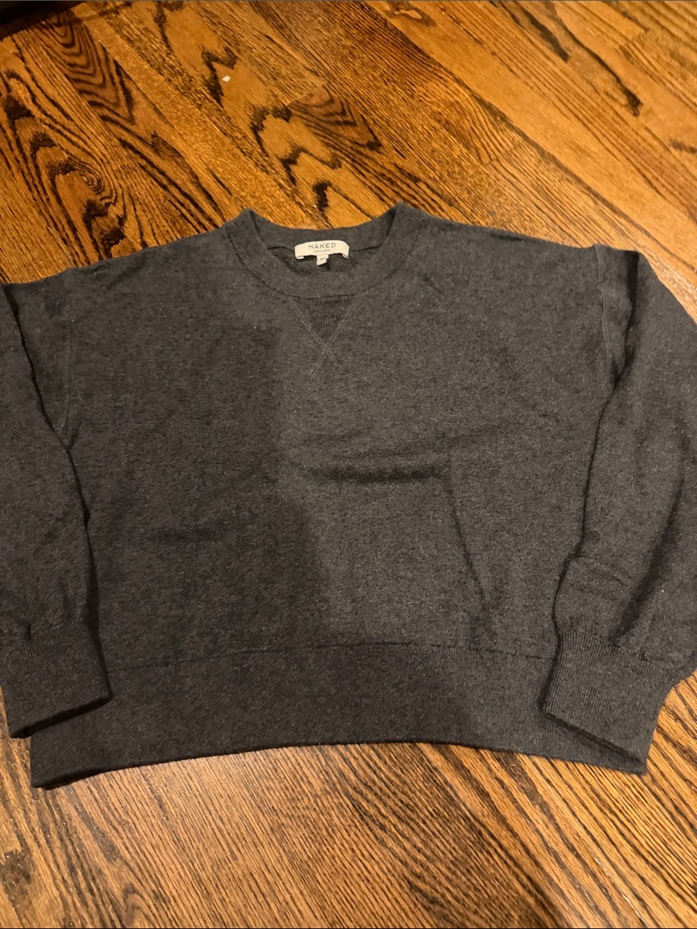 NAKED cashmere Charcoal Gray Crewneck Sweater